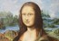 Cropped image of the Mona Lisa painting