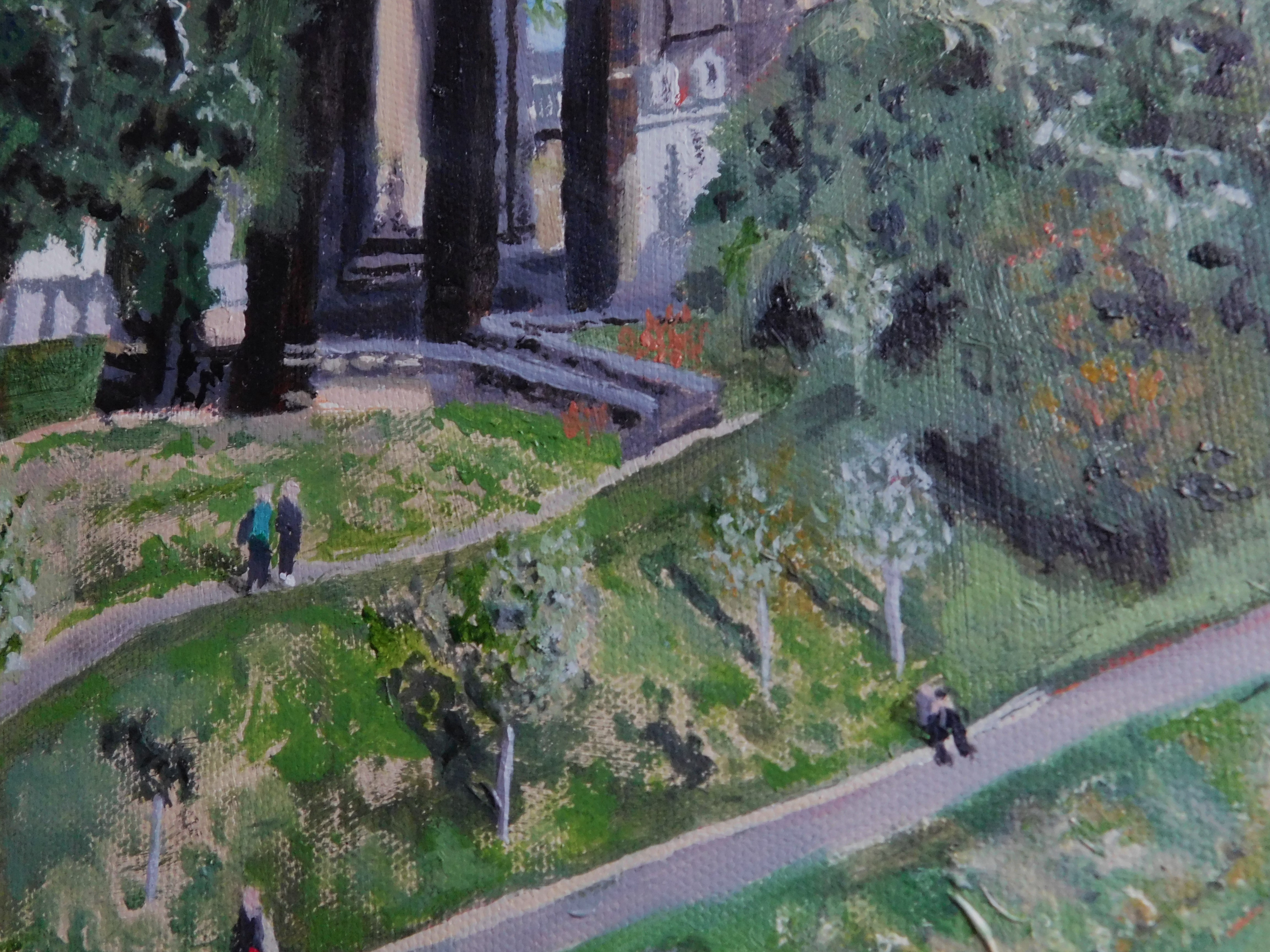 Edinburgh from the Gallery Close Up