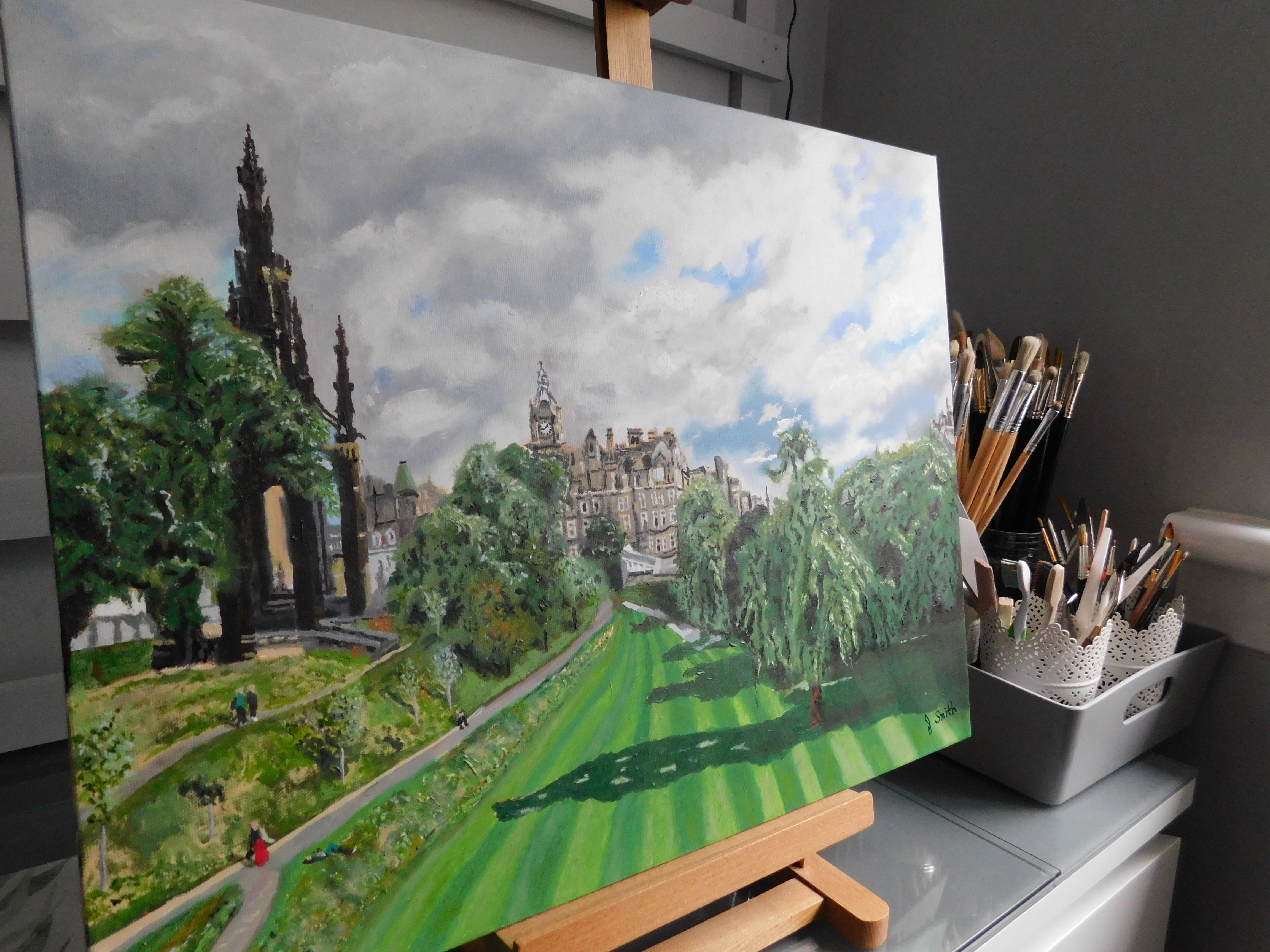 Edinburgh from the Gallery Side View